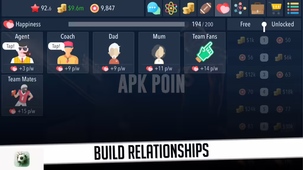 Fitur Football Superstar 2 Mod Apk